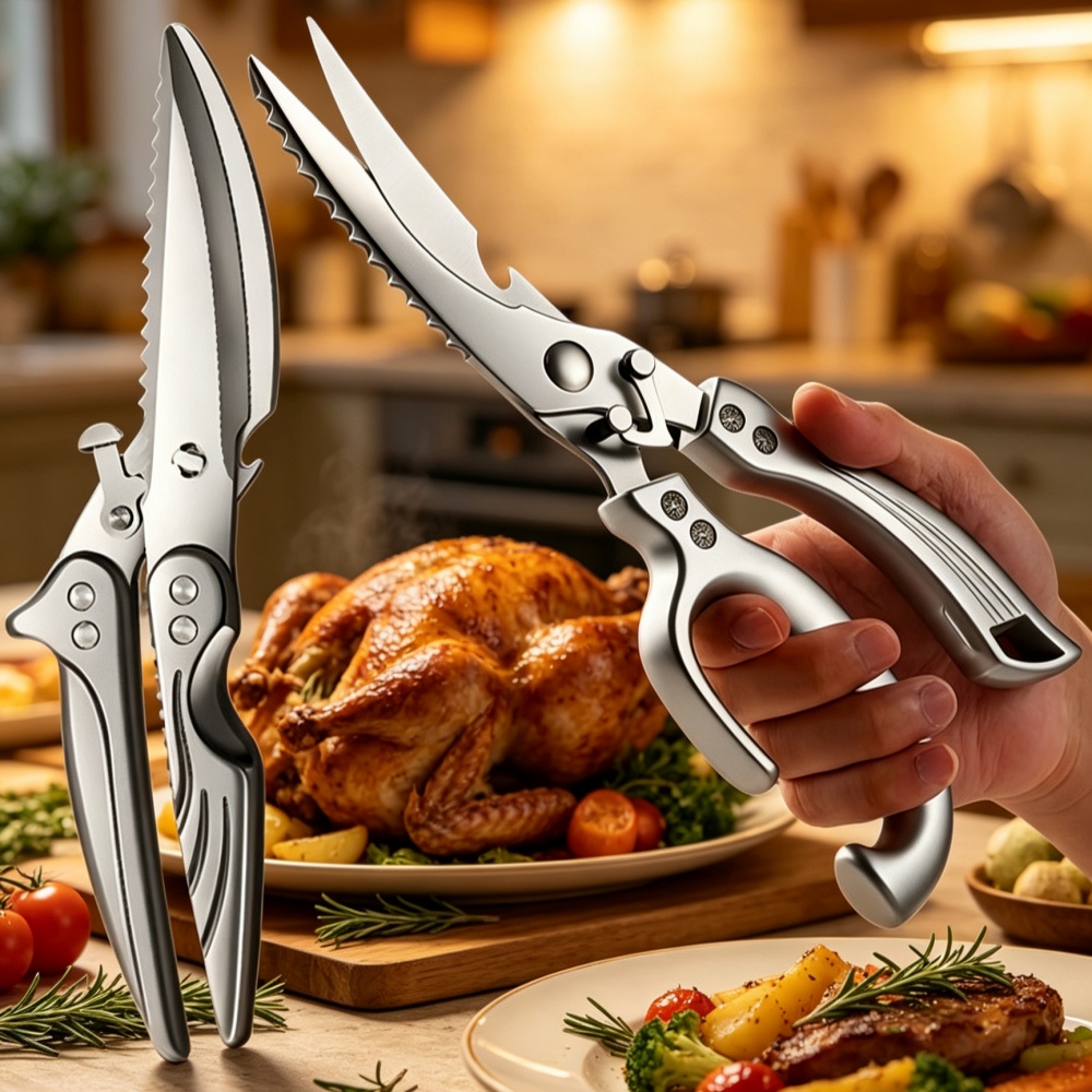 Home Cooking Steak - Strong Scissors Multipurpose High Stainless Steel