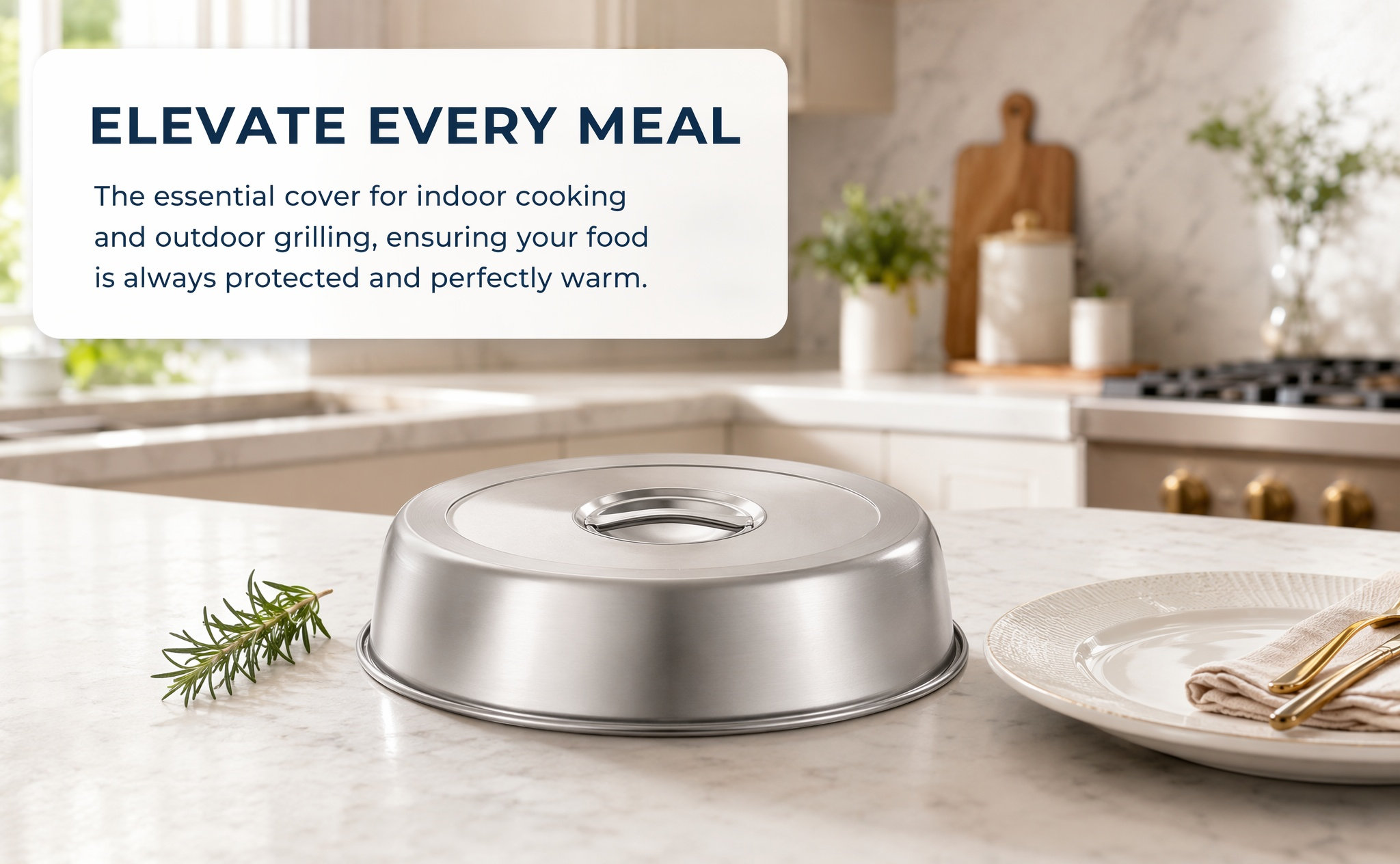2Pcs Stainless Steel Steak Lid - Home Cooking Steak review and price