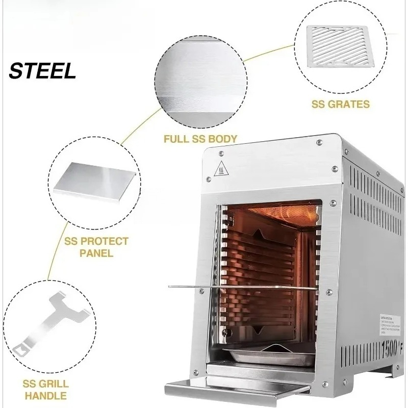 Portable Stainless Steel Gas G - Home Cooking Steak review and price