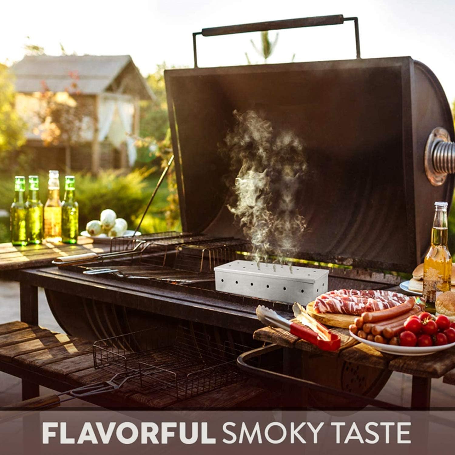 Stainless Steel Wood Chip Smok - Smoker Box Wood Chip review and price