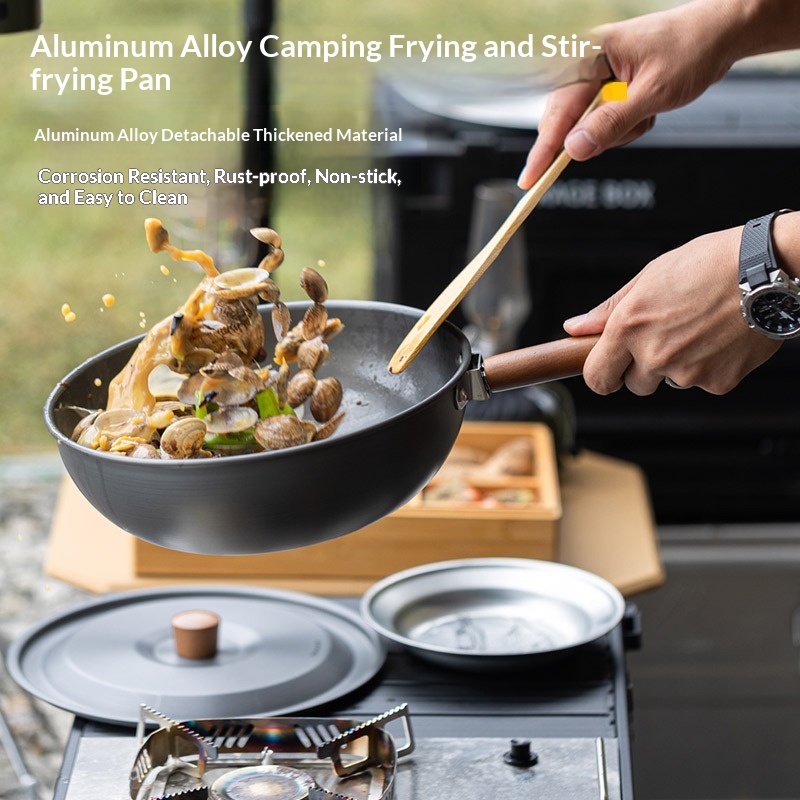 Outdoor Aluminum Alloy Wok Wit - Home Cooking Chinese review and price