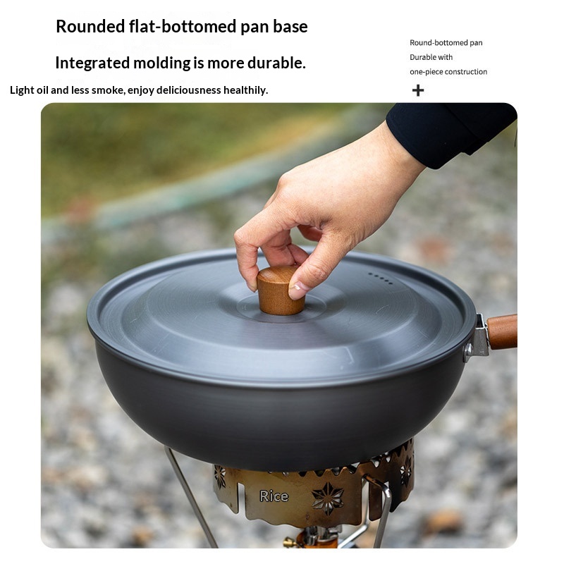 Outdoor Aluminum Alloy Wok Wit - Home Cooking Chinese review and price