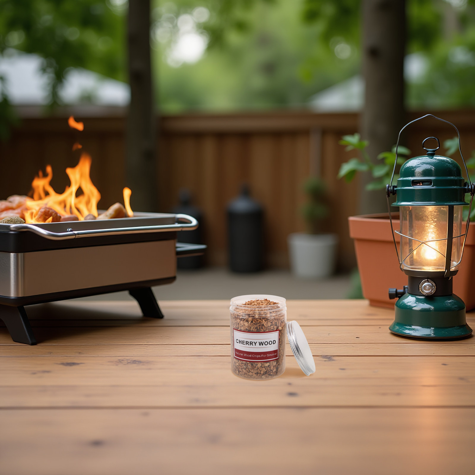 1 Box Cherry Smoking Chips Nat - Smoker Box Wood Chip review and price