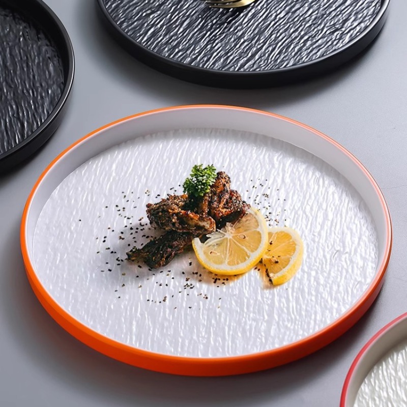 Modern Round Stone Melamine St - Home Cooking Steak review and price