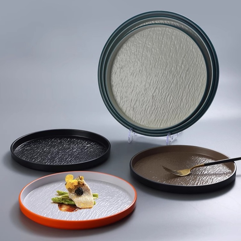 Modern Round Stone Melamine St - Home Cooking Steak review and price